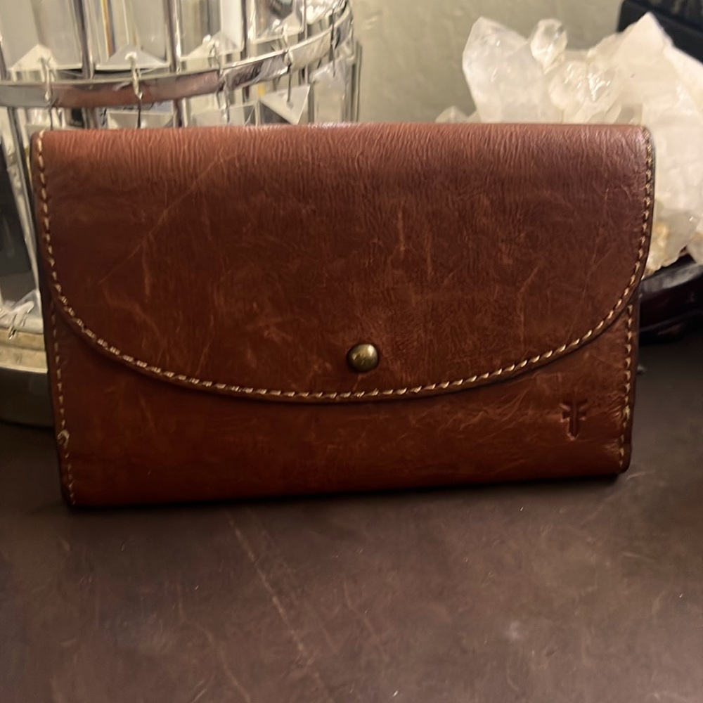Leather Frye wallet
